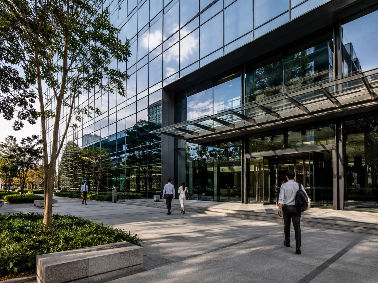 Edifício corporativo moderno